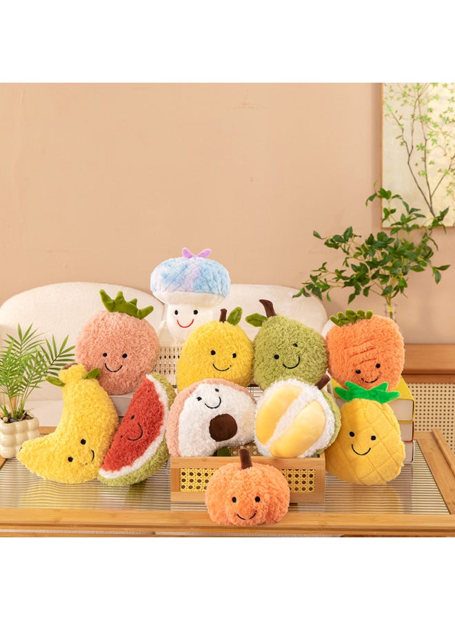 Cartoon Eight Inch Soft Fruit Doll Grab Machine Doll Wedding Throw Doll Children's Doll Plush Toy Wholesale-Color:Pineapple-Height:20- About 25cm (0.1kg) - Image 4