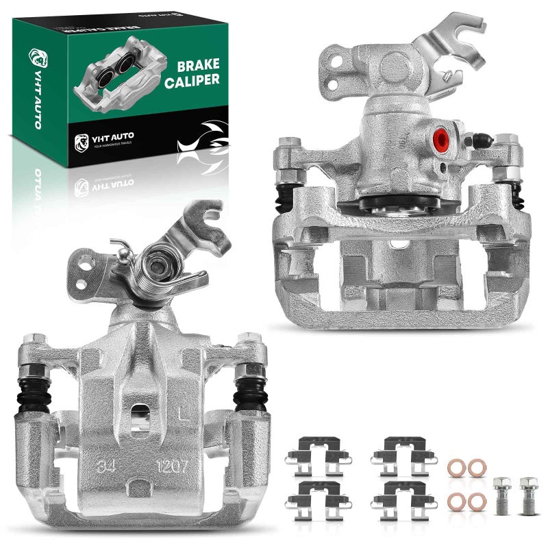 Set of 2 Rear Brake Caliper Assembly Replacement for Ford Fusion Lincoln MKZ Zephyr Mazda 6 Mercury Milan