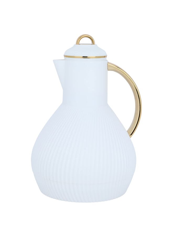 Alia Thermos White And Gold 1 Liter - pzsku/ZFEE245E2D9B3FD48864CZ/45/_/1722251571/9e56cc5d-50ef-4bc7-9b3f-480edce81e4f