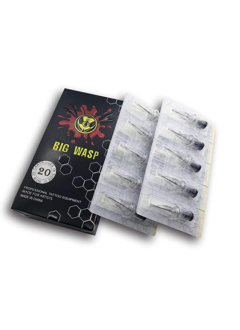 BIGWASP BIGWASP 4th Generation Premium Tattoo Needle Cartridges #10 Bugpin 3 Round Liner (3RL) 20Pcs  - Image 4