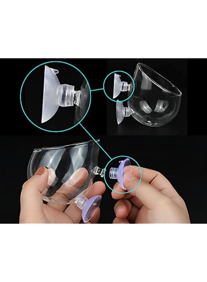 Aquarium Plant Holder 2 Pieces Suction Cup Glass Plant Pots for Fish Tank - Image 5