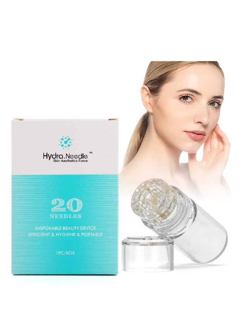 Hydra 20 Micro Needle Titanium Applicator Bottle Anti-aging Skin Care Reusable 1.0mm - Image 1