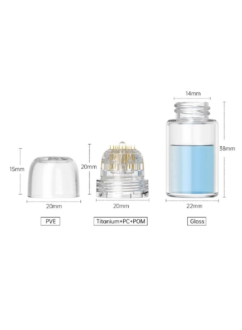 Hydra 20 Micro Needle Titanium Applicator Bottle Anti-aging Skin Care Reusable 1.0mm - Image 5