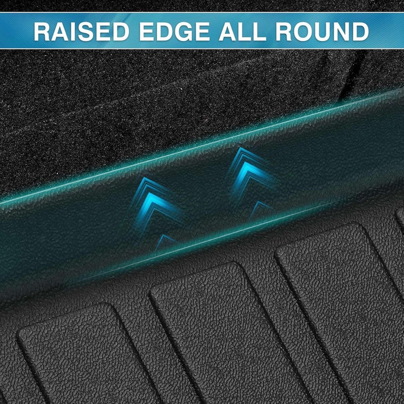 Mixsuper Rear Cargo Liner 3D TPO Durable Odorless Trunk Floor Mat for Honda Accord 2018-2021 - Image 4
