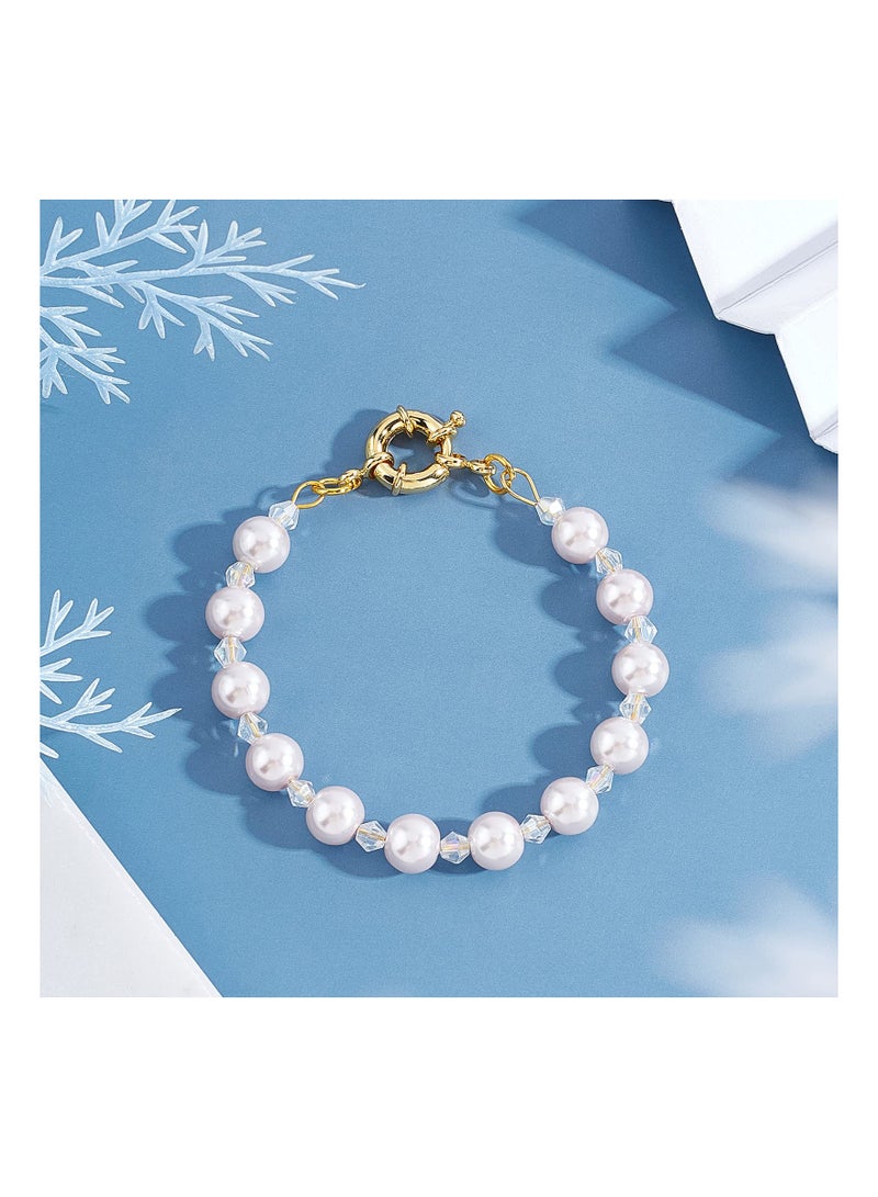 15 قطعة مشابك زنبركية مصنوعة من النحاس المطلي بالذهب بقطر 3 مم لصنع المجوهرات والقلائد والأساور - Image 5