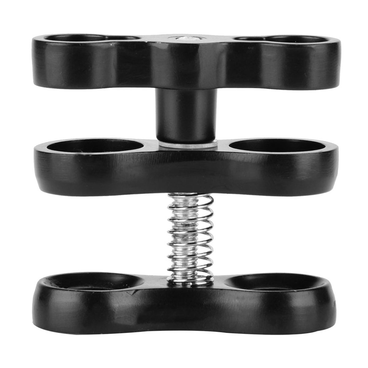 جينيريك Generic Aluminum Alloy Mini Butterfly Ball Clip Diving Lights Clamp Adapter Mount For Go