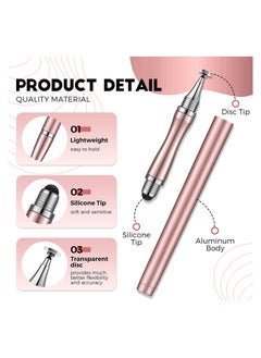Y&D Stylus Pen for Touch Screen 2 in 1 Phone Tablet Portable Universal Capacitive Handwriting Browsing Drawing Compatible with Most Devices  - Image 3
