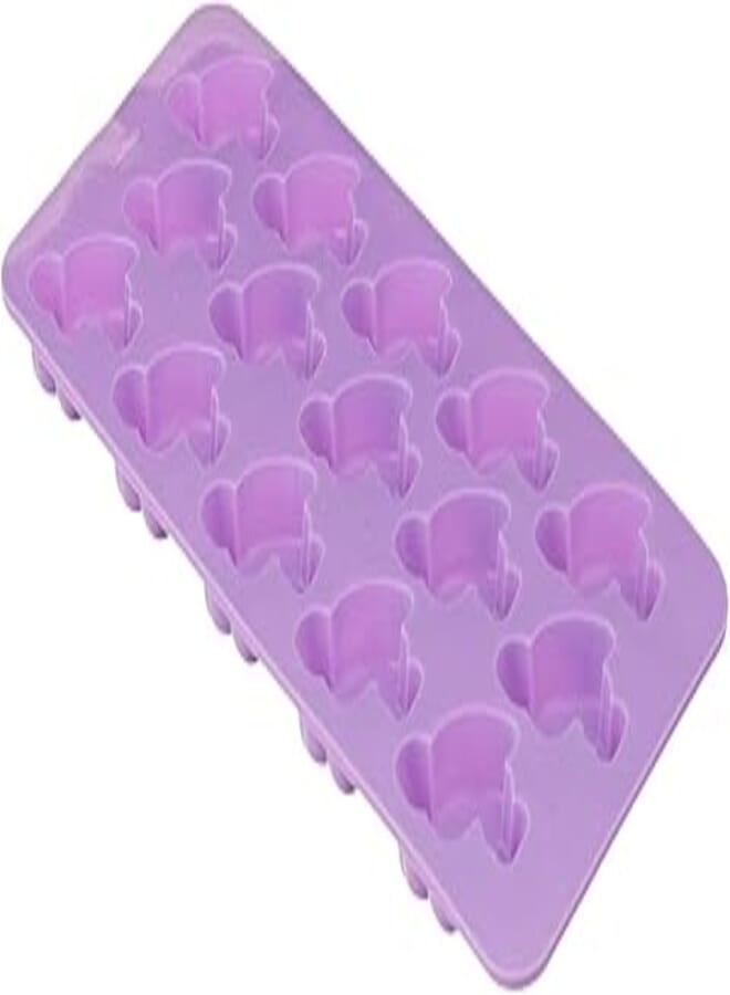 Group Tiger Silicon Flamingo Shaped Chocolate Mold - Purple