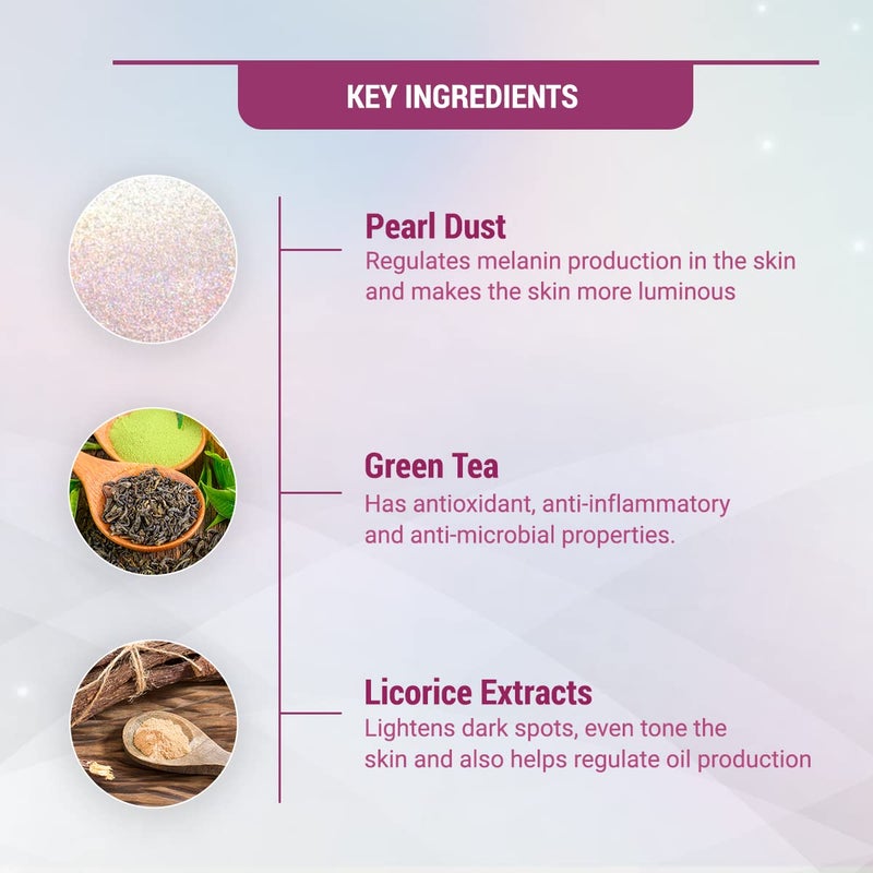 LOTUS HERBALS Lotus Herbals Radiant Pearl Cellular 4 in 1 Facial Kit  For Deep Cleaning  With Pearl Extracts  Green Tea  4x37g  - Image 5