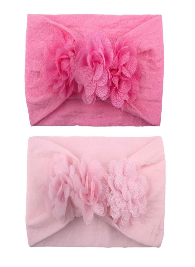 WZT WZT Stretchy Knot Nylon Baby Headbands For Newborn Baby Girls Infant Toddlers Kids Bows Child Hair Accessories  - Image 5