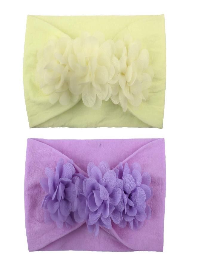 WZT WZT Stretchy Knot Nylon Baby Headbands For Newborn Baby Girls Infant Toddlers Kids Bows Child Hair Accessories  - Image 4