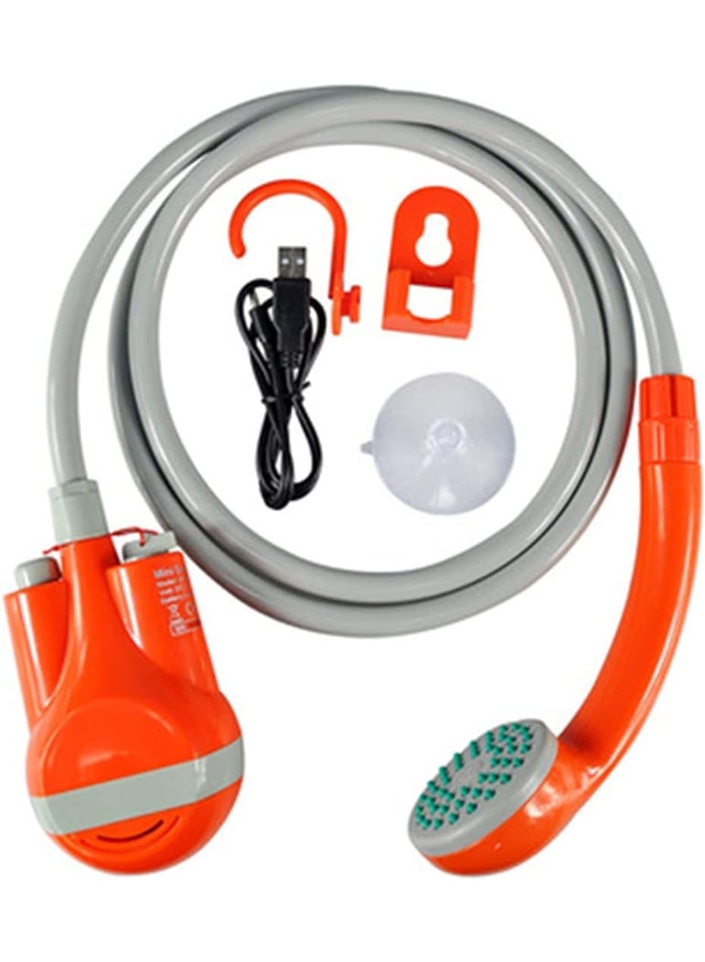 GO2CAMPS Portable Camping Shattaf & Shower, Travel Bidet Set with Collapsible Bucket 12 V DC  Outdoor Car DC Port Powered Water Pump – Mobile Handheld Nozzle, Shattaf, Hook & Storage Bag – Ideal for Hiking, Beach, Travel ,Outdoor Hygiene, Desert Trips and Overlanding & Emergency Use - Image 4