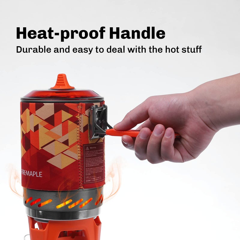 Fire-Maple Fixed Star X2 Backpacking and Camping Stove System Outdoor Propane Camp Cooking Gear Portable Pot Jet Burner Set Ideal for Hiking, Trekking, Fishing, Hunting Trips and Emergency Use - Image 3