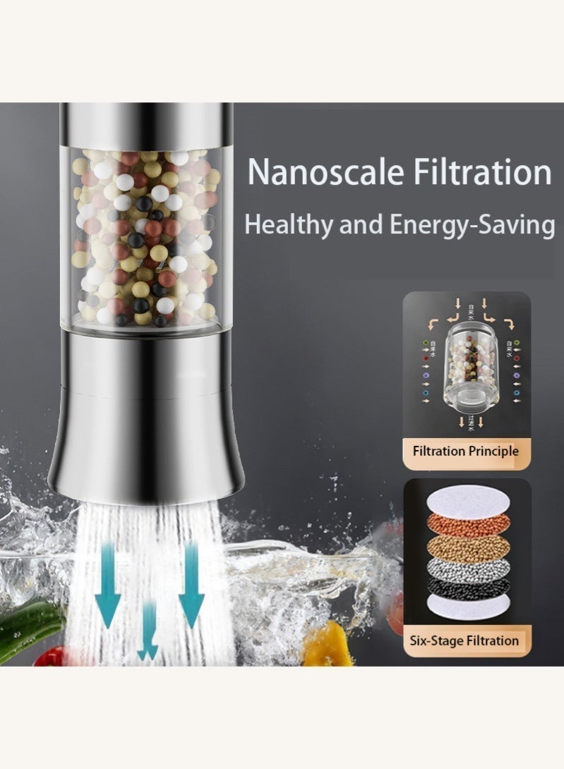 Joybos High-Efficiency Water-Saving Faucet Water Purifier - 6-Stage Filtration with 360° Rotating Anti-Splash Aerator | Reversible Automatic Cleaning | Universal for Kitchen and Shower (22mm Interface Compatible) - Image 4