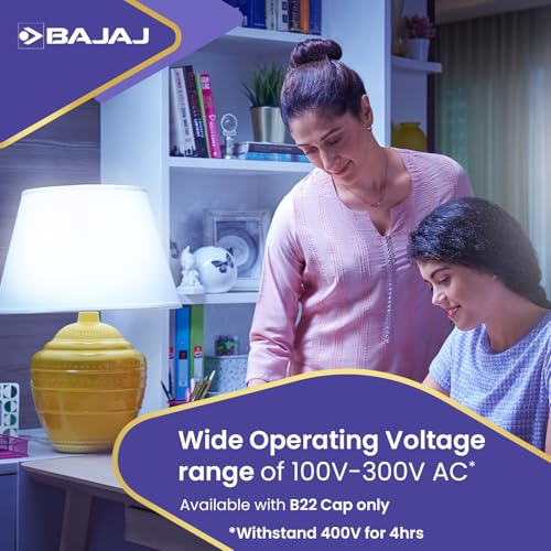 Bajaj iLED 8.5W Rechargeable Emergency Inverter LED Bulb | Cool Day Light | Upto 4 Hours Battery | B22D | (Pack of 1, White) - Image 5