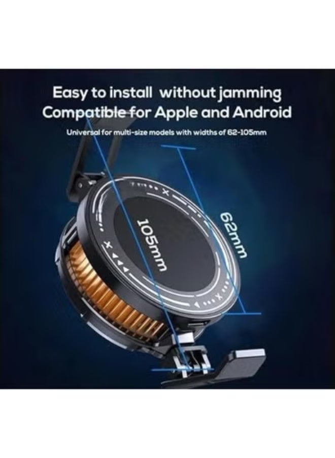 مبرد هاتف مغناطيسي 15W – تبريد فائق وقوي للـ Gaming والاستخدام اليومي – تصميم معدني أنيق - Image 2
