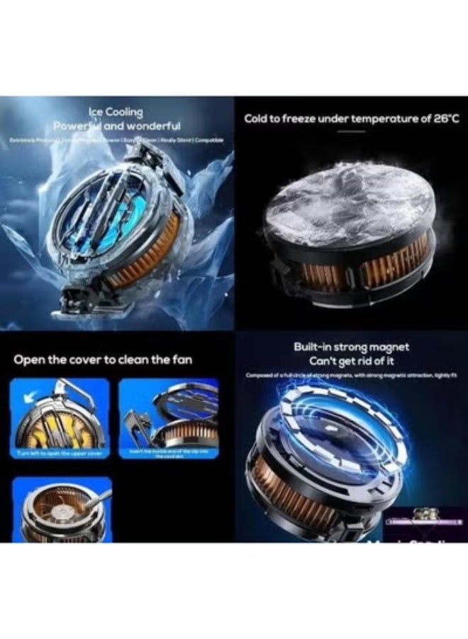 مبرد هاتف مغناطيسي 15W – تبريد فائق وقوي للـ Gaming والاستخدام اليومي – تصميم معدني أنيق - Image 3