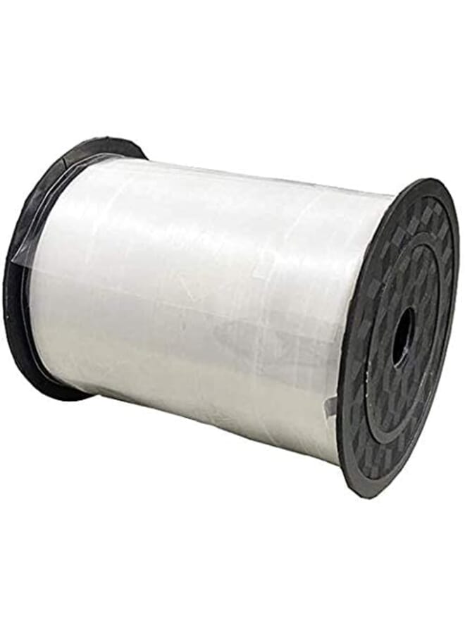 بارتي تايم 500 ياردة بالون الشباك الشريط مجعد الشريط لفة بالونات سلسلة لحفل زفاف مهرجان الديكور هدية التفاف الخ الأبيض - Image 1