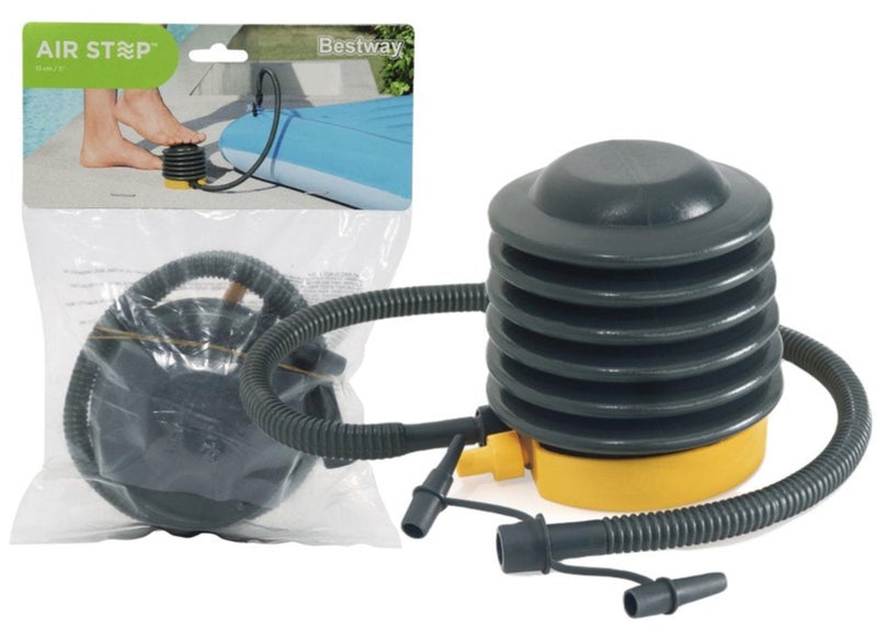 Bestway Foot Pump 13cm Portable Inflator for Pools & Air Mattresses No: 62147 - Image 1