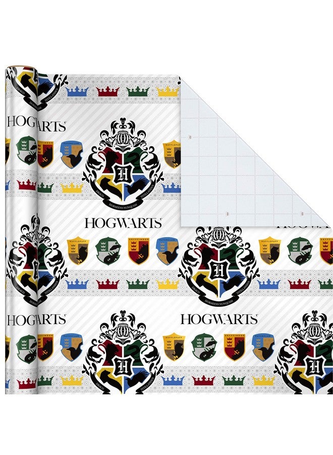 Hallmark Harry Potter Wrapping Paper with Cut Lines on Reverse (3-Pack: 60 sq. ft. ttl; Marauder's Map, Hogwarts Crest) for Birthdays, Graduations, Christmas, Valentine's Day, Kids, Fans - Image 3