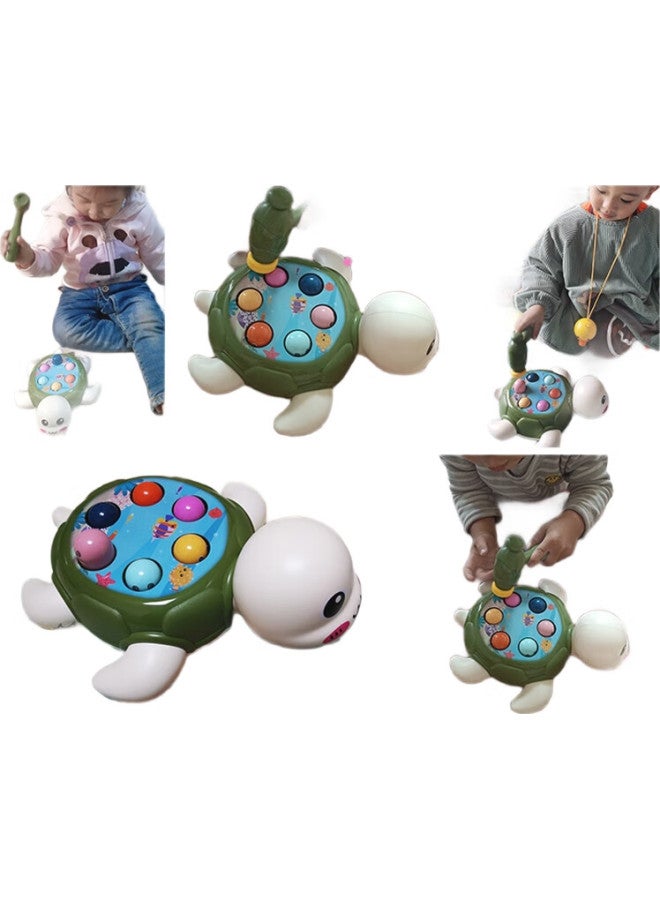 Xst Turtle Whack Toy With Double Hammers, Early Education Game For 1.5-Year Babies, Educational Knocking Toy, Birthday Gift For Boys - Image 2