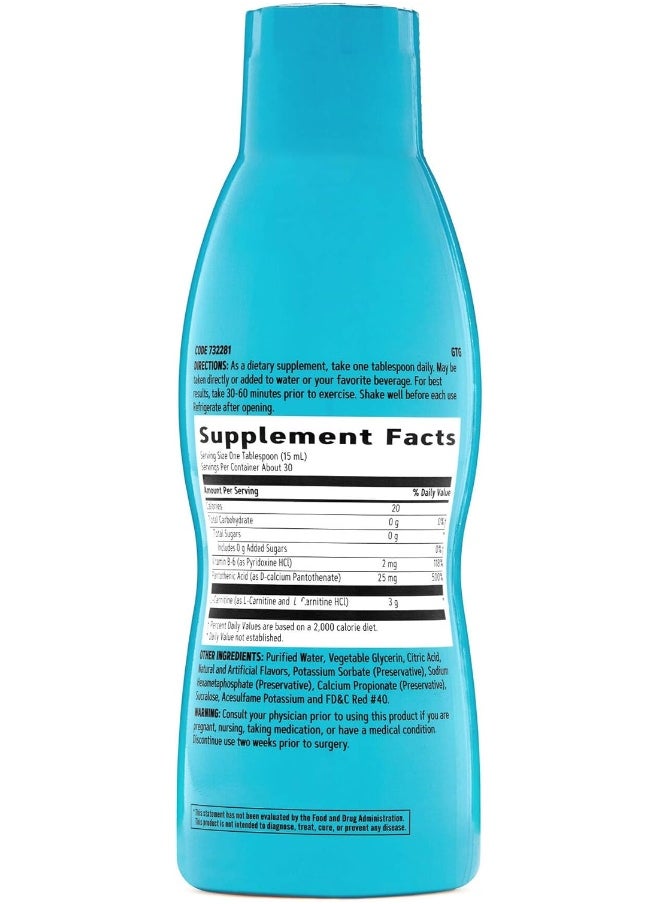 GNC GNC Total Lean Triple Strength L-carnitine Liquid Nutritional Supplement - Fruit Punch  - Image 2