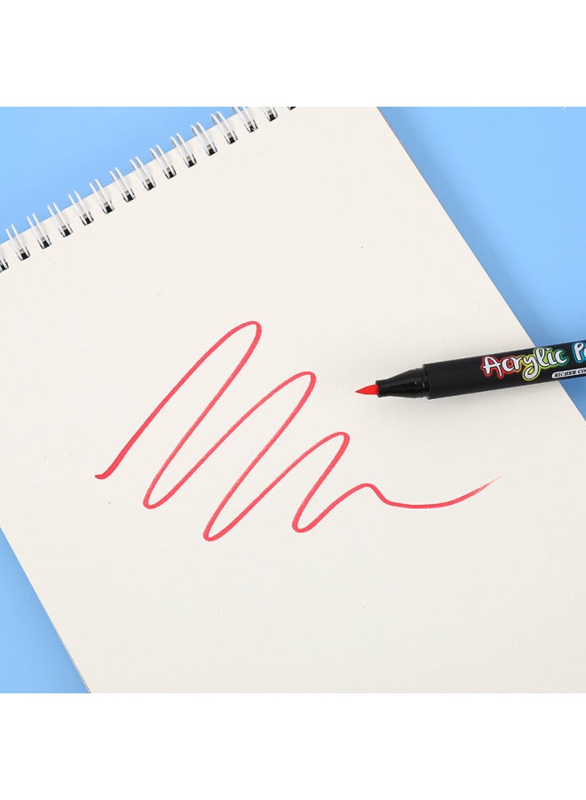 GuangNa Acrylic Marker Glass Graffiti Paint Pen Color Brush Xiuli Pen Soft Head Brush Head 60 Color 7100 - Image 3