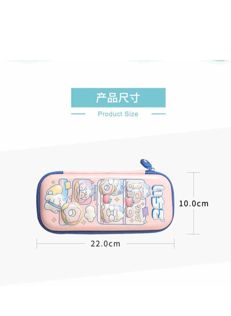 ام اند جي - Chenguang cat EVA waterproof pen bag anti-fall three-layer Pencil case - No:APB903XP - Image 1