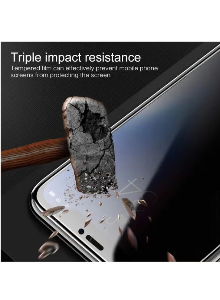 TIGER iPhone 13 Privacy Screen Protector 3-Pack – 6.6 Inch Anti-Spy Tempered Glass, Scratch-Resistant, Full-Coverage iPhone 13 Glass Protectors - Image 5