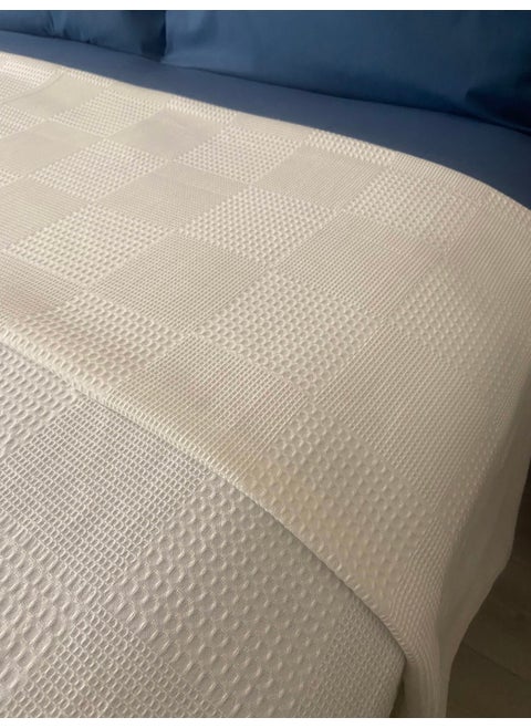 100% Cotton Double Sleeper, Elastic Sheet Set 4 Pieces