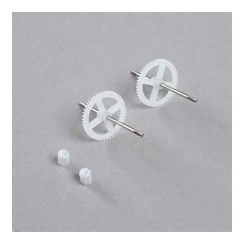 E-flite Prop Shaft with Gear (2): Night Vapor  EFLU1327