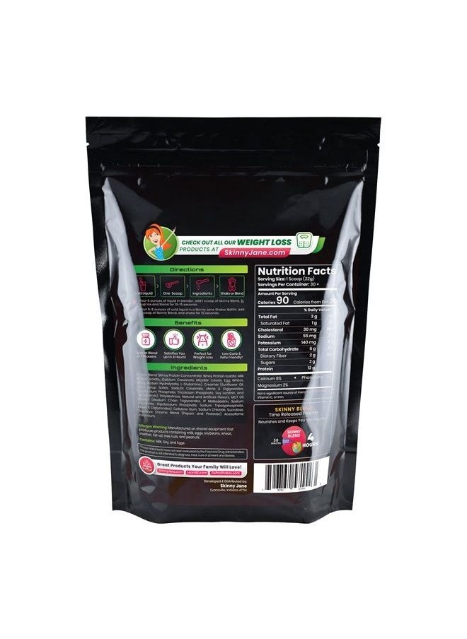 Skinny Jane - Skinny Blend - Best Tasting Protein Shake for Women - Slim Fast Weight Loss Shakes - Meal Replacement - Low Carb Breakfast - Diet Supplement - Appetite Suppressant - 30 Delicious Shakes (Vanilla) - Image 1