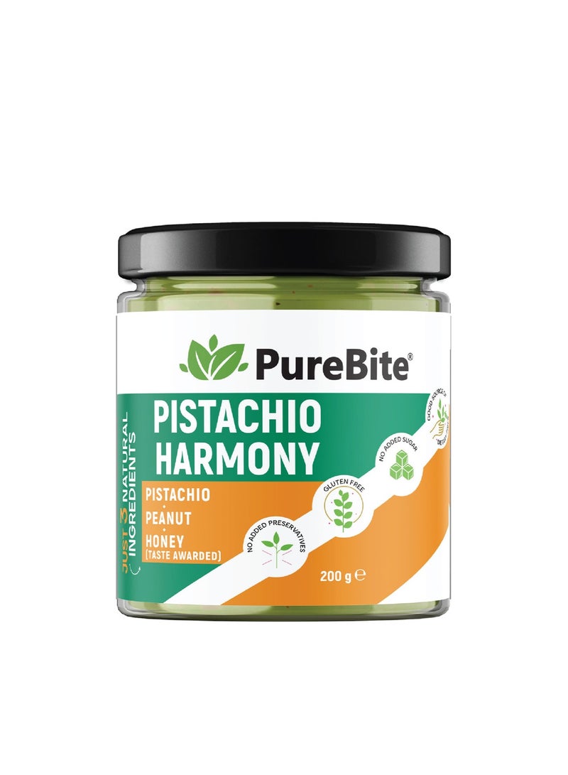PURE BITE PureBite High Protein No Added Sugar Pistachio Harmony Spread 200g - Image 2
