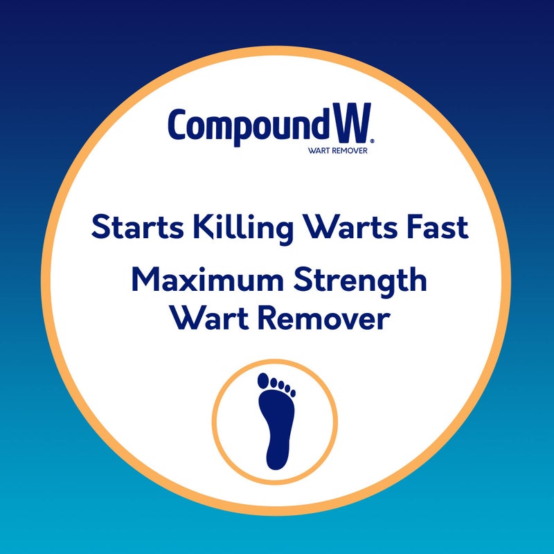 Compound W Maximum Strength One Step Plantar Wart Remover Foot Pads, 20 Count - Image 2
