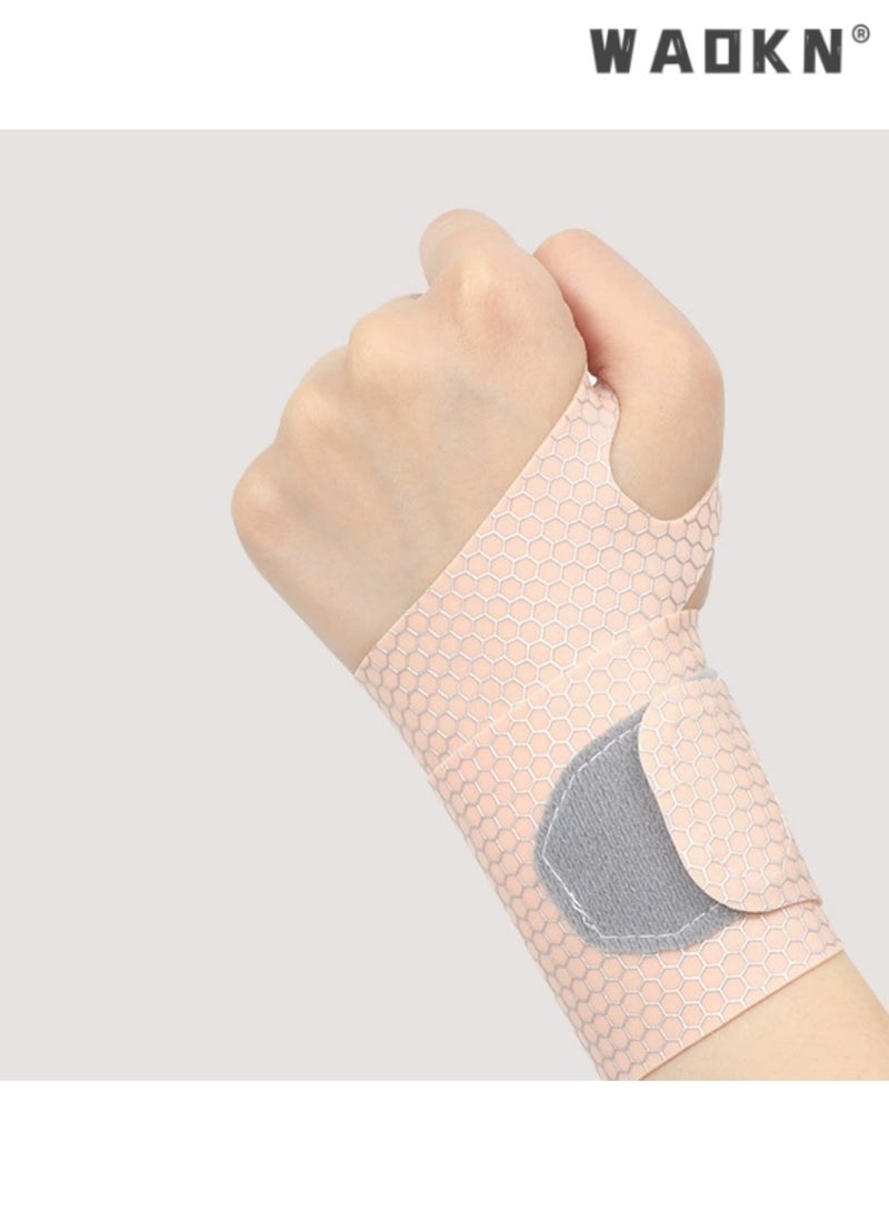 WAOKN Adjustable Wrist Support Brace,Breathable Wrist Guard for Sports and Fitness, Effective in Reducing Wrist Strain and Sprains, Ideal for Sports Activities and Daily Use, Comfortable and Secure - Image 1