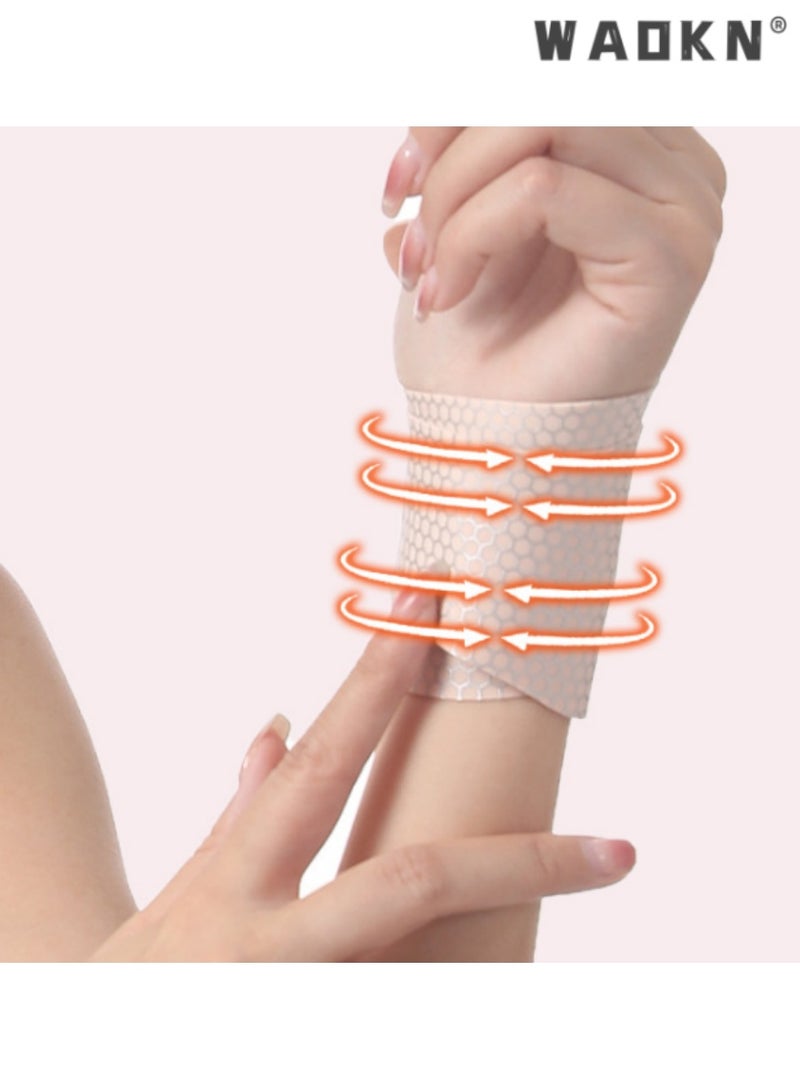 WAOKN Adjustable Wrist Support Brace,Breathable Wrist Guard for Sports and Fitness, Effective in Reducing Wrist Strain and Sprains, Ideal for Sports Activities and Daily Use, Comfortable and Secure - Image 5