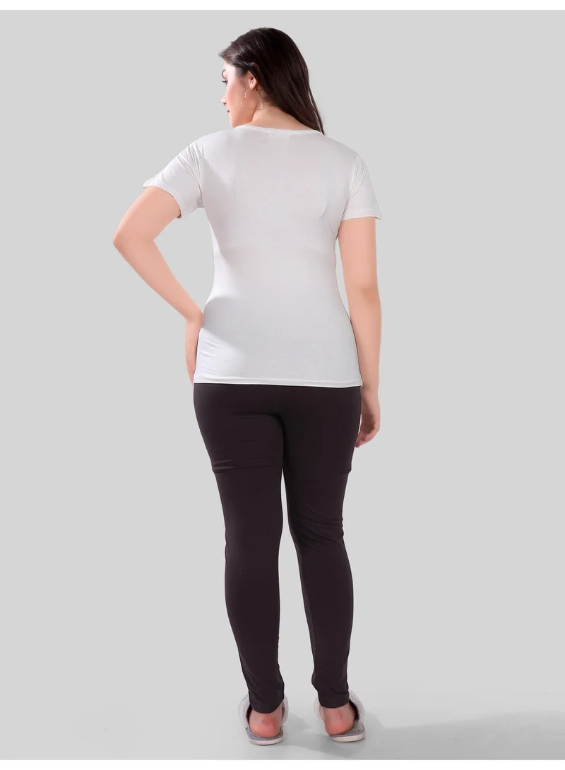 TUMMY TUMMY Pack of 3 Double Layer Maternity & Nursing Pull On top