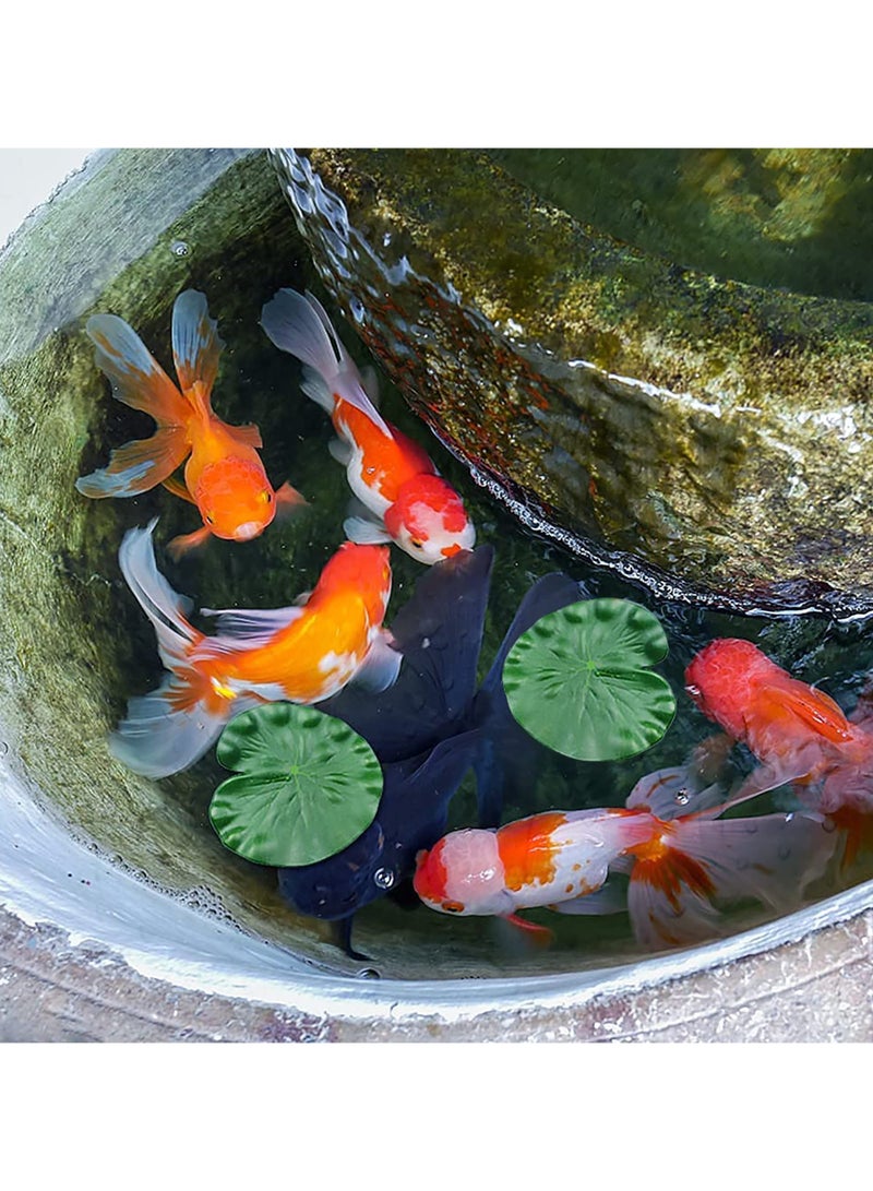 SUNSAR 6 Pcs Artificial Lotus Leaves , Floating Foam Material, for Home Garden Ponds Pool Landscape Decoration - Image 5