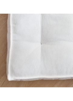 Home Box Atlanta Ezra Ribbed Floor Cushion 48 x 10 x 48 cm  - Image 4
