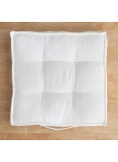 Home Box Atlanta Ezra Ribbed Floor Cushion 48 x 10 x 48 cm  - Image 2