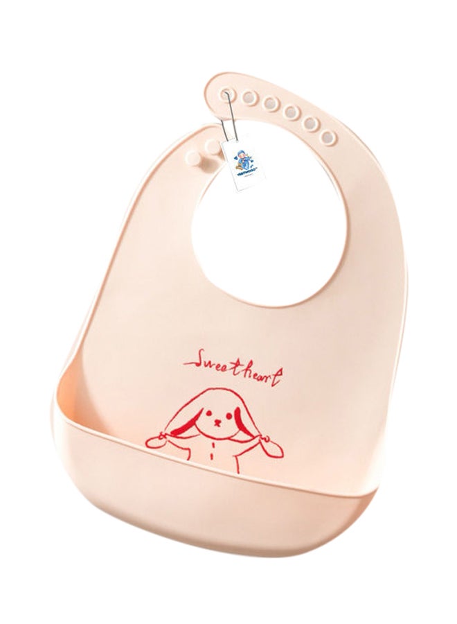 Baby Silicone Bib  With Waterproof Saliva Pocket - Image 1