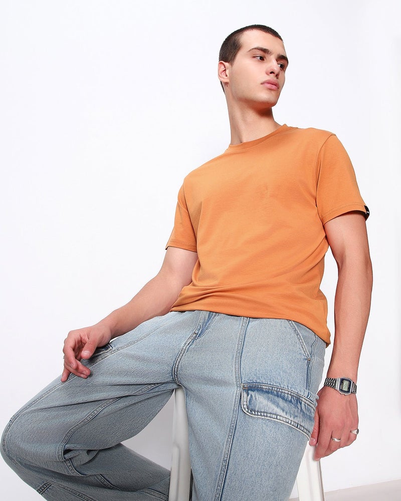 بيواكوف تيشيرت رجالي برتقالي - Image 2