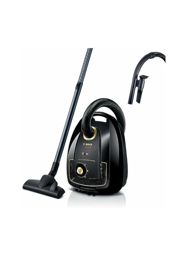 Vacuum Cleaner Serie 4-2200 Watt, 5 liter Dust Bag 4 L 2200 W BGL38GOLD Black/Gold