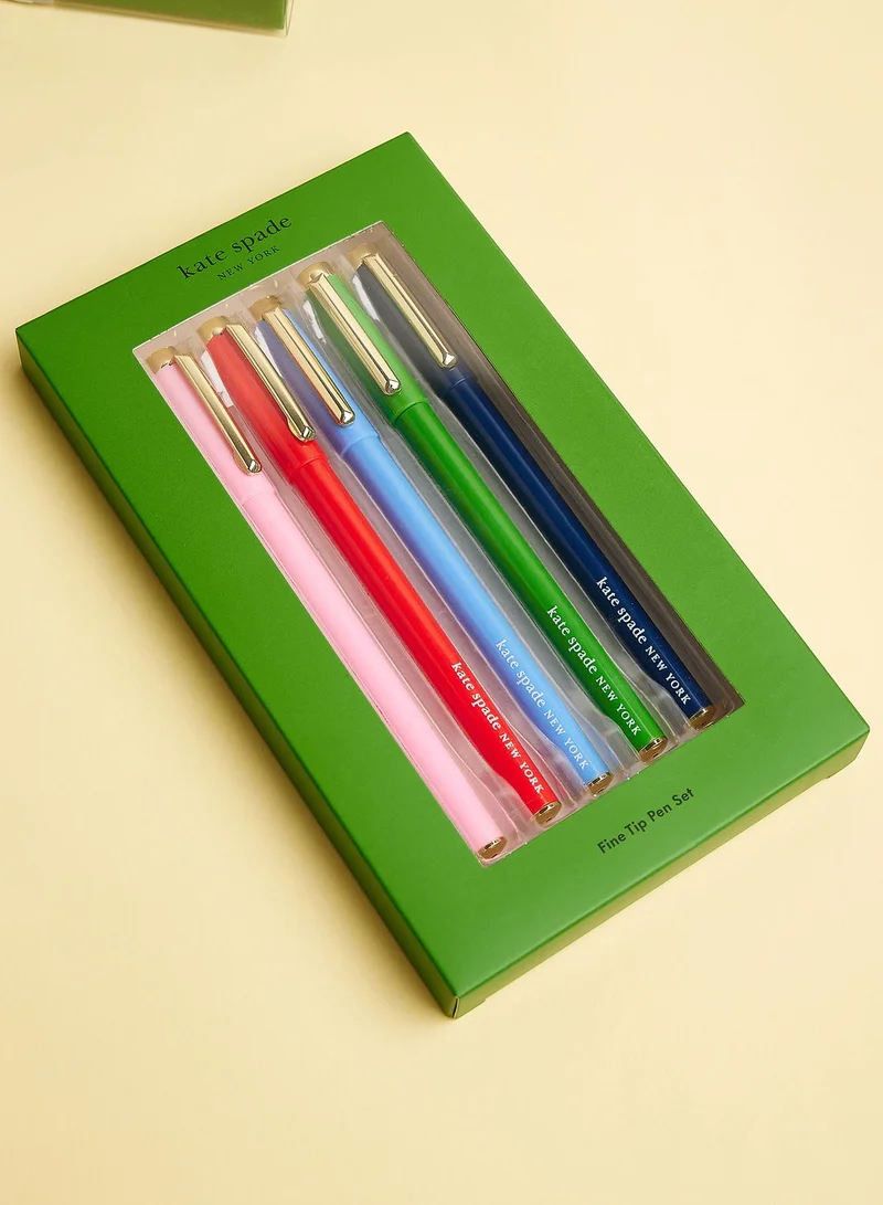 Kate Spade Fine Tip Pen Set, Colorblock