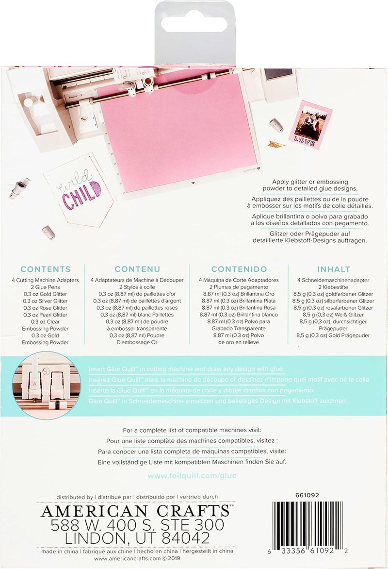 We R Memory Keepers Glue Quill Starter Kit - All-in-One Crafting Set with Glue Pens and Glitter - Image 2