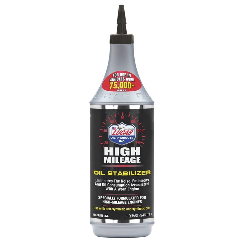 Lucas Oil 10118 High Mileage Oil Stabilizer - 1 Quart