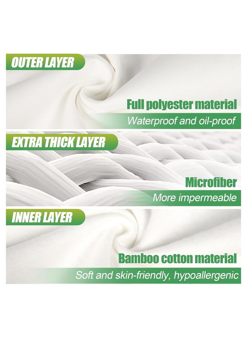 general 2 Piece Castor Oil Pack - Reusable Organic Castor Oil Pack Sets Liver Detox Women's Gift - Castor Oil Packs Compressed with Storage Bag for Constipation Inflammation Helps Sleep, White, Oil Not Included - Image 4