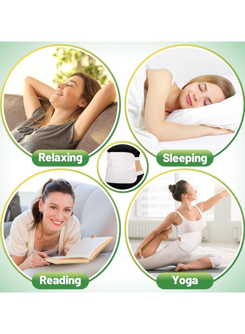 general 2 Piece Castor Oil Pack - Reusable Organic Castor Oil Pack Sets Liver Detox Women's Gift - Castor Oil Packs Compressed with Storage Bag for Constipation Inflammation Helps Sleep, White, Oil Not Included - Image 5