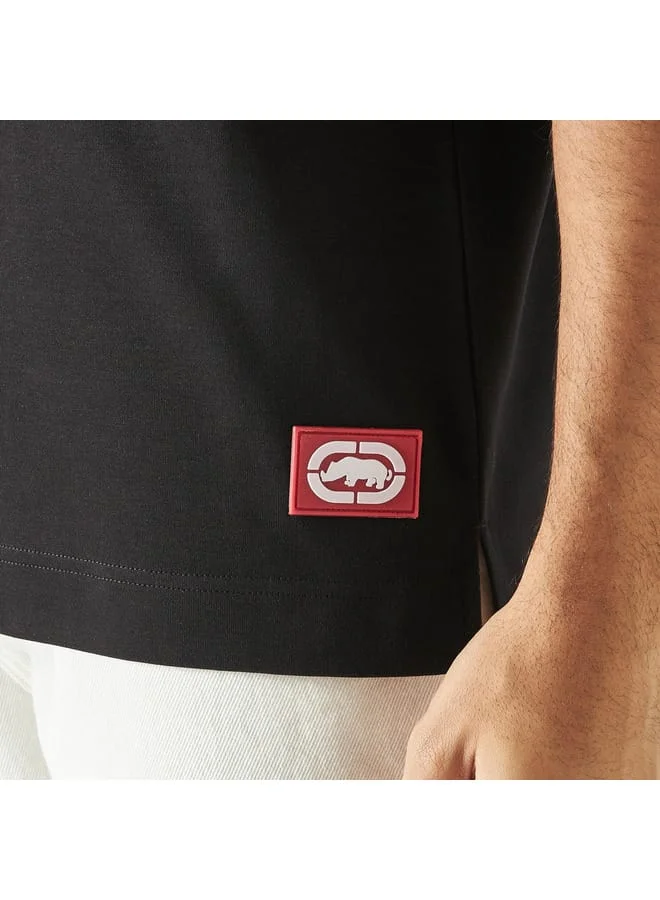 Ecko Unltd. Ecko Unltd Logo Print Crew Neck T-shirt with Short Sleeves