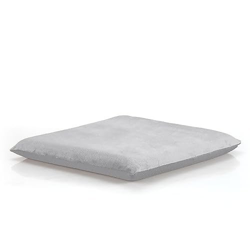 Augld Square Chair Seat Cushion Memory Foam Chair Cushion for Kitchen DiningOffice or Car 16x16 in Grey - Image 1